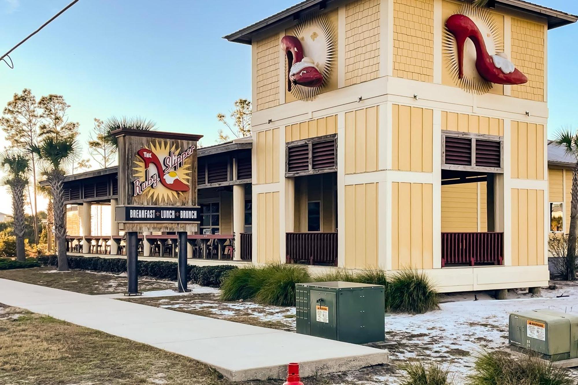 The Sandy Orange Beach
