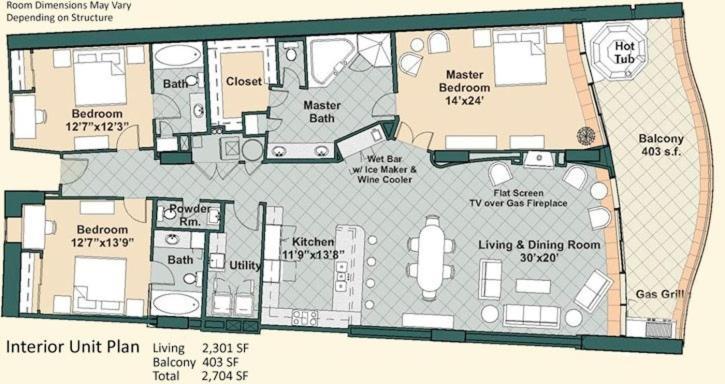 Turquoise Place C2602 Apartment Orange Beach